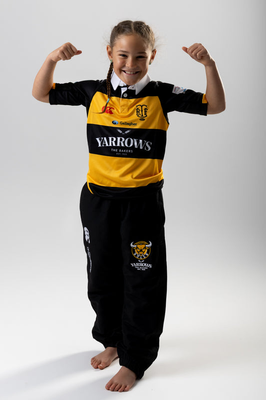 2025 Kids Yarrows Taranaki Bulls On Field Replica Jersey